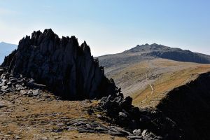 Castell y Gwnt (Castle of the Winds) and Glyder Fawr